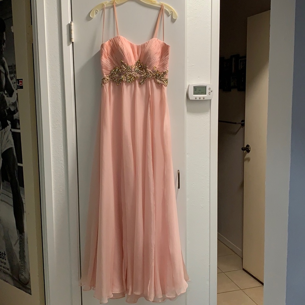 Beautiful peach gown